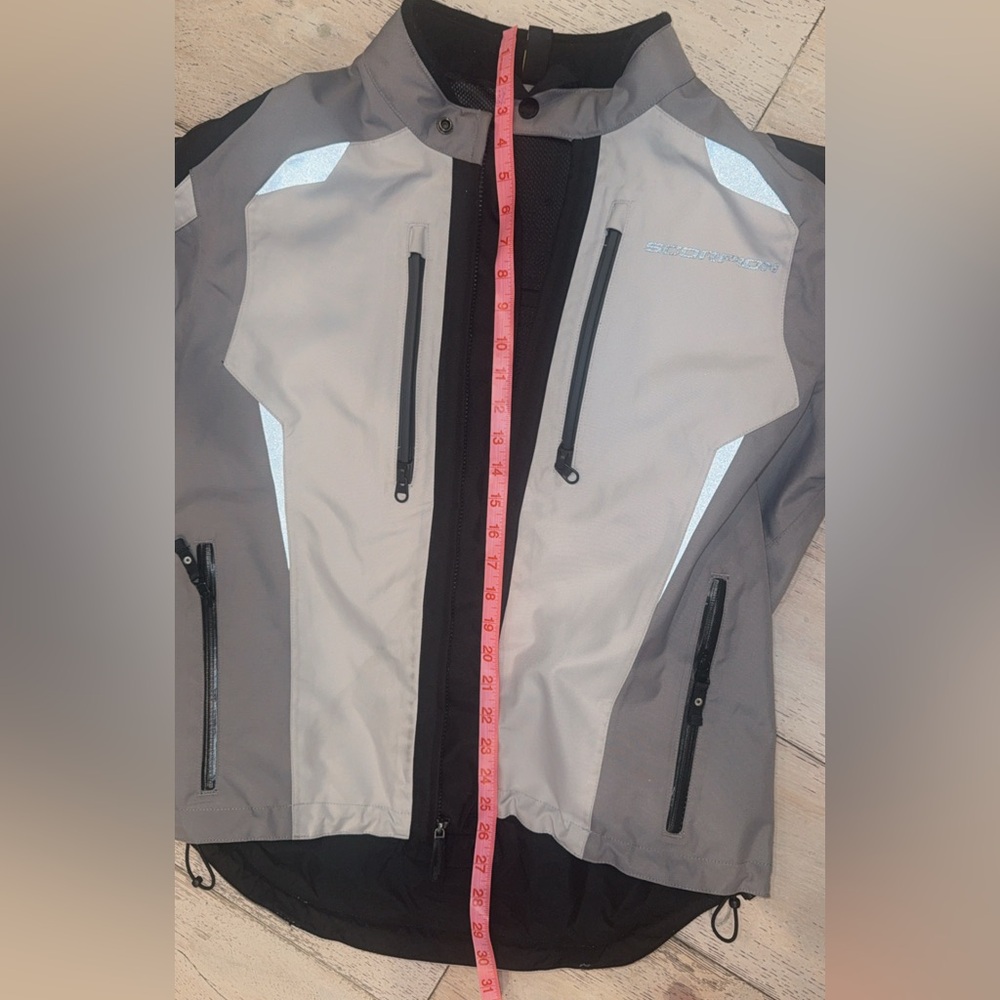 Scorpion Exo Optima Men's Waterproof Armored Riding Motorcycle Jacket Gray Large - Picture 11 of 15